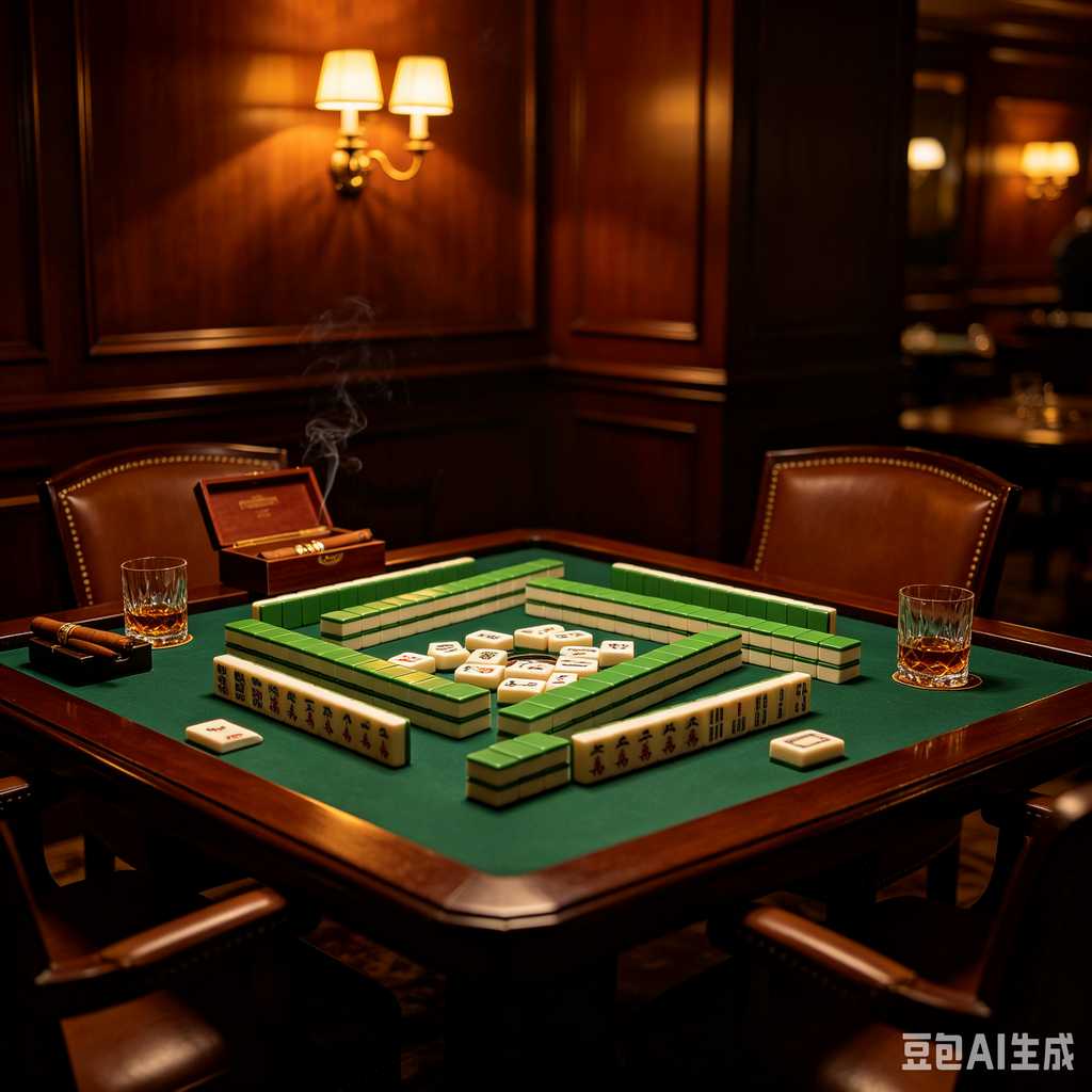 mahjong set for home entertainment