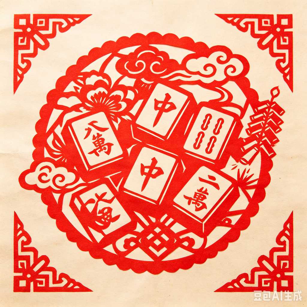 retro gift mahjong tiles
