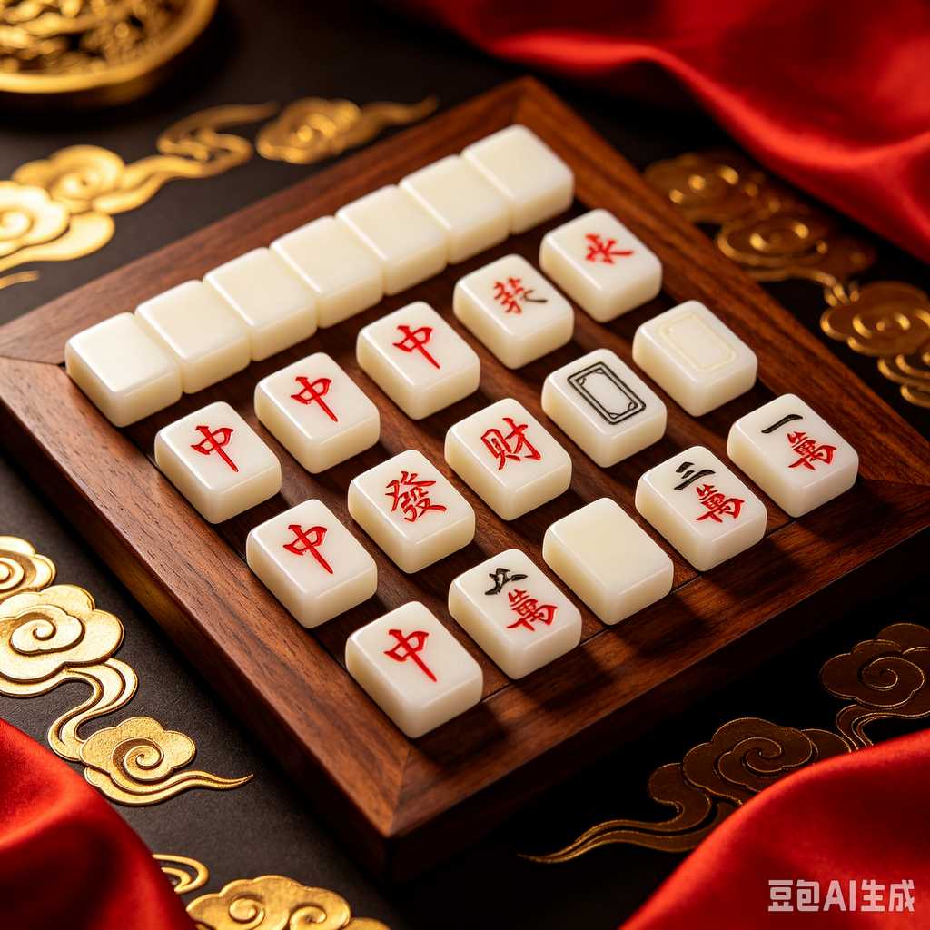 colored mahjong tile racks