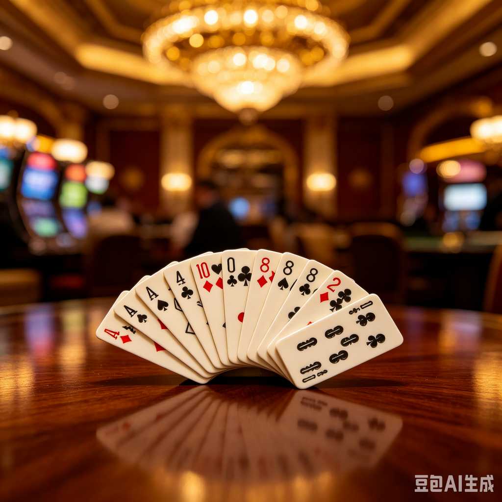 mahjong set with dice and chips