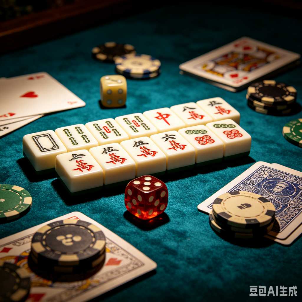 classic text mahjong set